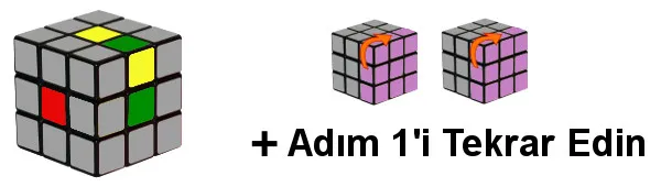 Rubik Küp - Adım1-c4