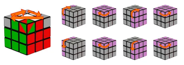 cub de rubik - pas 6-c2